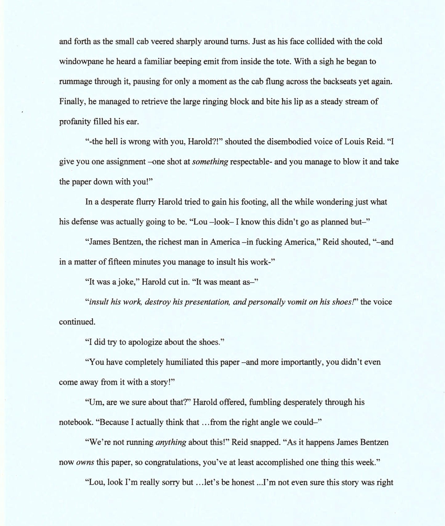 The Fourth Estate Issue #1